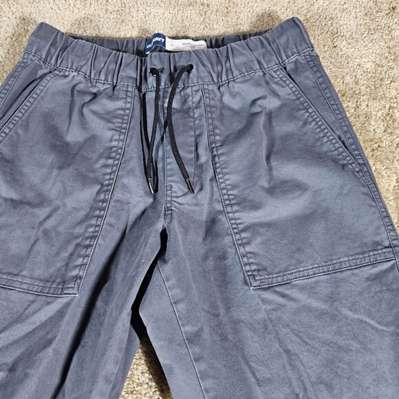 Old Navy Modern Jogger Pant Men Small Navy Slash Pocket Elastic Waist Drawstring - Picture 2 of 8